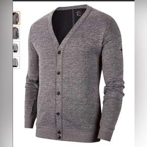 Nike Men’s Dri-fit V-Neck Button Front Player Golf Cardigan Sweater Size XXL